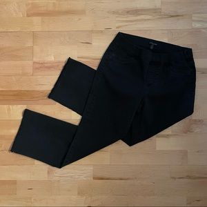 Eileen Fisher Cropped Straight Leg Organic Cotton Denim Pants